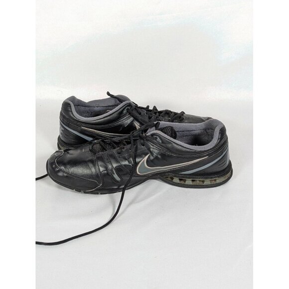 Nike Reax Revolution Mens Leather Sneaker Shoes Black Running Trainers 13 - Picture 6 of 9